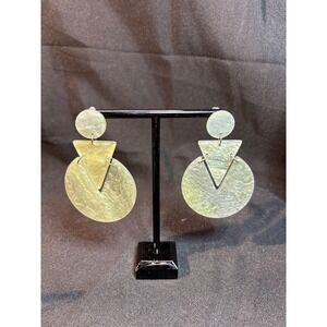 Geometric Statement Earrings Boho Circle Triangle Dangle Drop Lightweight